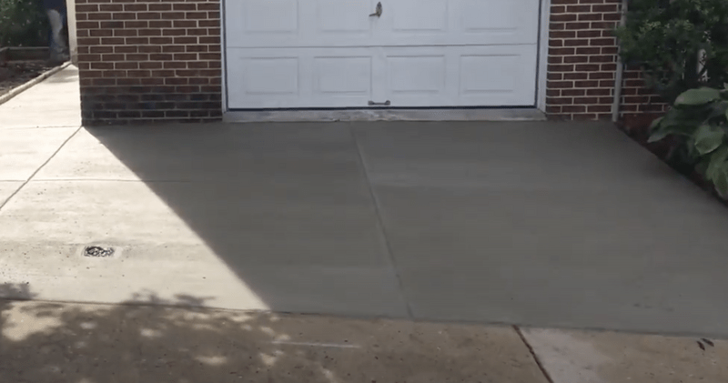 Concrete driveways